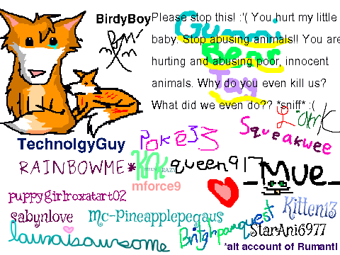 Sign if You're Against Animal Cruelty! remix remix remix remix