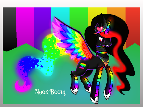 My OC (Own Character) Neon Boom