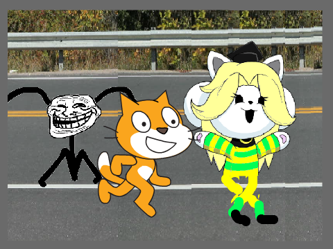 Running From a Dancing Troll
