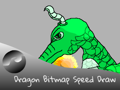 Dragon Bitmap Speed Draw