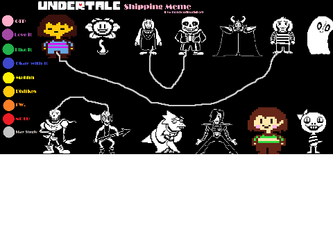 who do YOU ship in undertale? remix