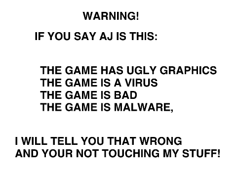 WARNING!