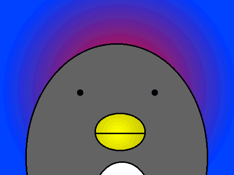 shopping penguin