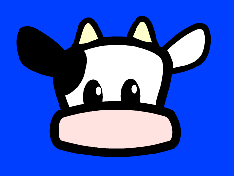 Cute Cow Head Speed Draw