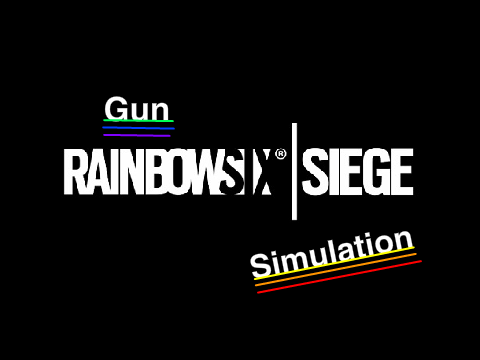 Rainbow six siege pistol SIMULATION
