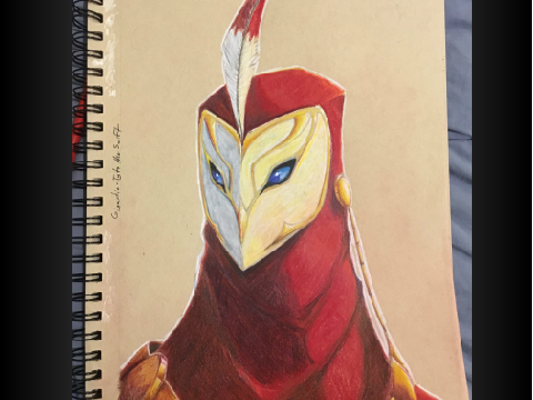 Drawing - Tyto the Swift (Gigantic)