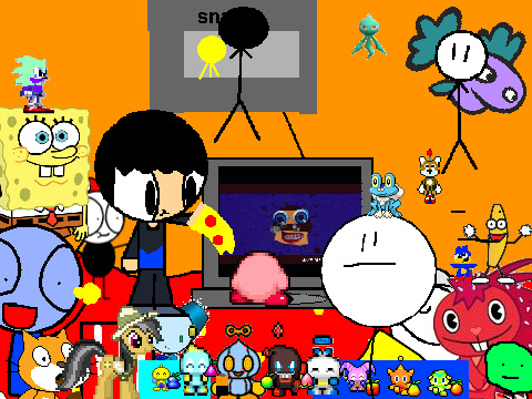 Add yourself camping watching thx remix
