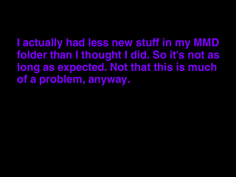 Another MMD Dump