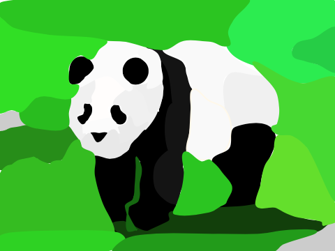 Giant Panda Blockshade