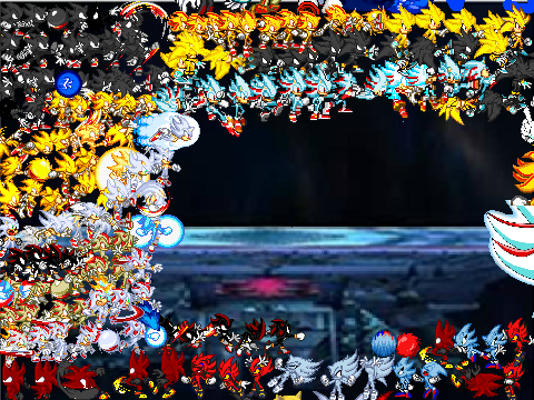 Team hero (sonic shadow and silver) vs Nazo Scene Cr