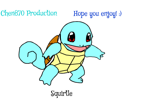 Pokemon Speed Draw - Squirtle