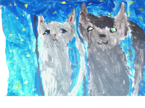 Ashpaw and Cinderpaw!