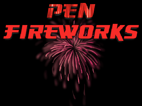 pen fireworks