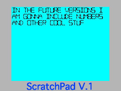 ScratchPad V.1