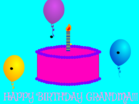 Gramma b-day card