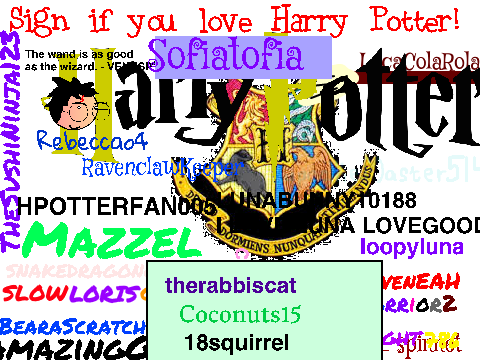 ϟ Sign if you love Harry Potter!  remix remix remix remix remix remix