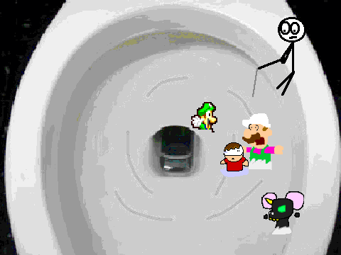 Add yourself being flushed!