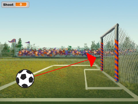 Shoot the ball!