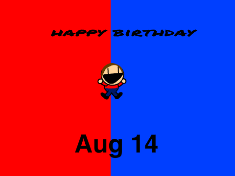 Happy late-ish birthday asher