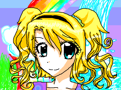 Anime Girl-Colored