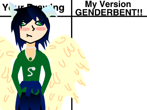 Draw your OC, and I'll draw them GENDERBENT! remix