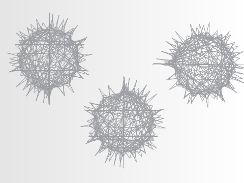 Spiky Sphere Effect