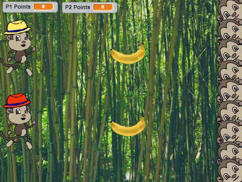 The Monkey Launcher 2 player Game