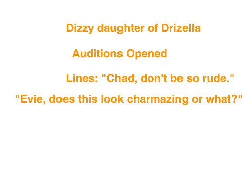 Descendants 3 voice auditions_Audition for Dizzy_