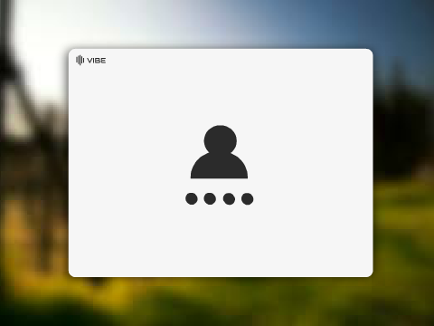 VibeOS | Login UI