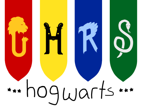 Speedpaint | Hogwarts House Banners