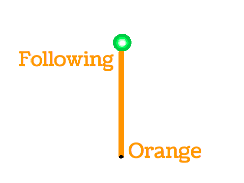 Following Orange  2