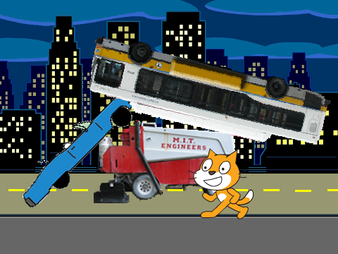Scratch Cat Goes Driving!