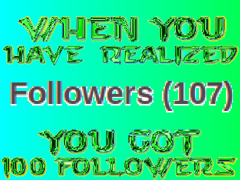 100 FOLLOWER SPECIAL! (sorry if it's short)