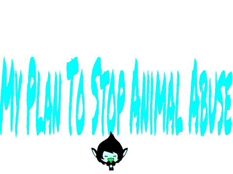 Plan to stop animal abuse.