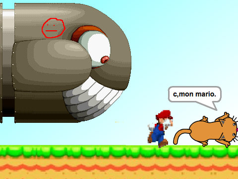 Add yourself running from King Bill with a face on him!