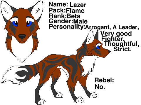 Bio For The Crater~Wolf RP Lazer