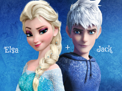Jack Frost and Queen Elsa ❤♥ 