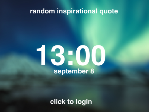 layout lock screen