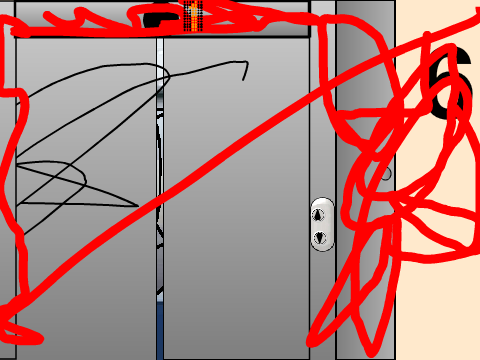 The VANDALIZED tower 