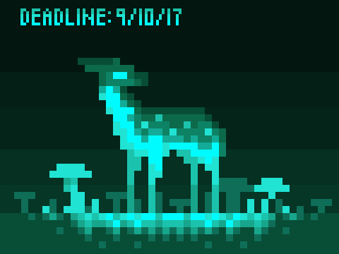 Pixel Art Contest: Bioluminescent Creatures