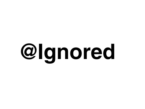 i am @Ignored