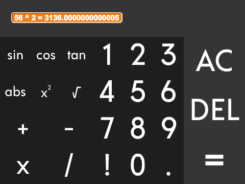 calculator app! v1.1
