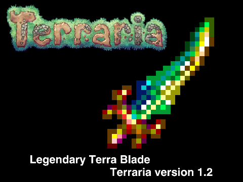 Legendary Terra Blade Pixel Art