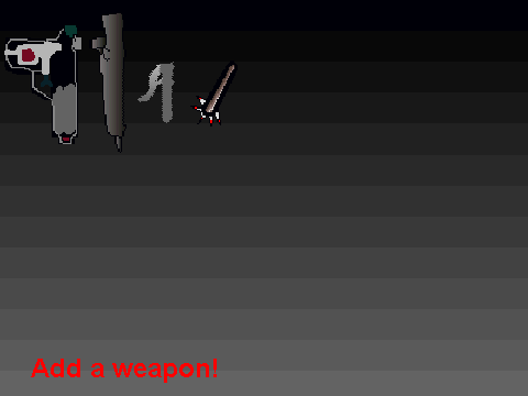 add a weapon