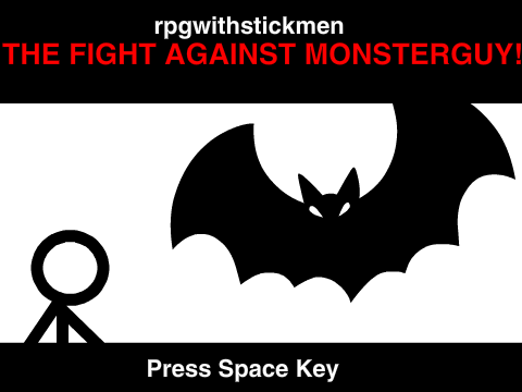 rpgwithstickmen: the fight against MonsterGuy
