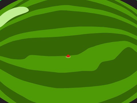 It's a watermelon... INSIDE A WATERMELON!