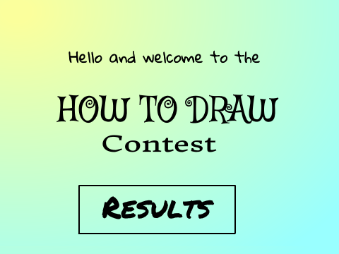 How To Draw Contest RESULTS!