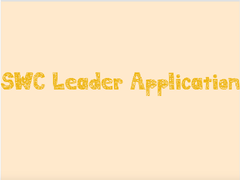 SWC Leader Applications ~ Remix