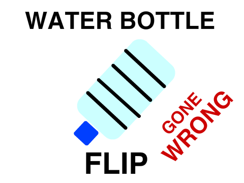 Water Bottle Flip Gone Wrong
