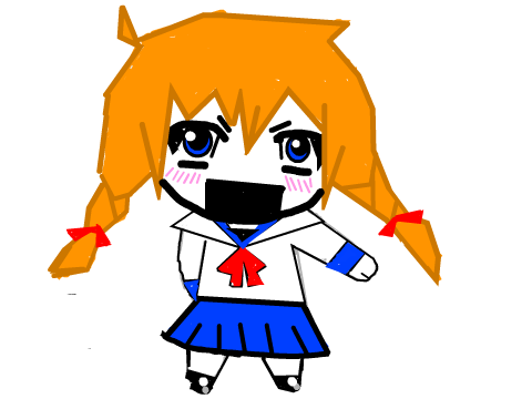 CHIBI SCHOOL GIRL